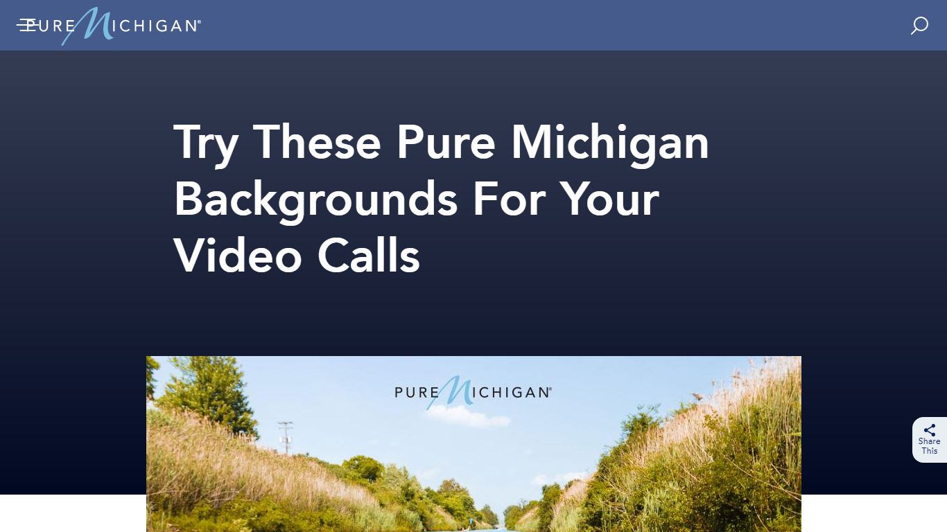 Try These Pure Michigan Backgrounds For Your Video Calls